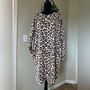 Animal print dress